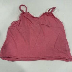 Old Navy Pink Floral Embroidered Top